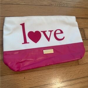 Philosophy Pink & White Love Cosmetics Toiletries Bag